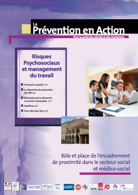 Visuel Prévention en Action RPS - Secteur Social et Médico-Social